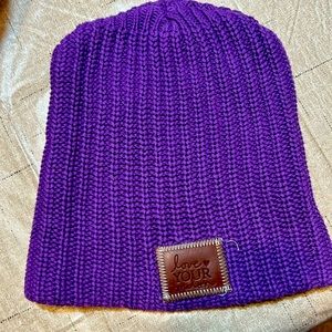 Purple love your melon hat
